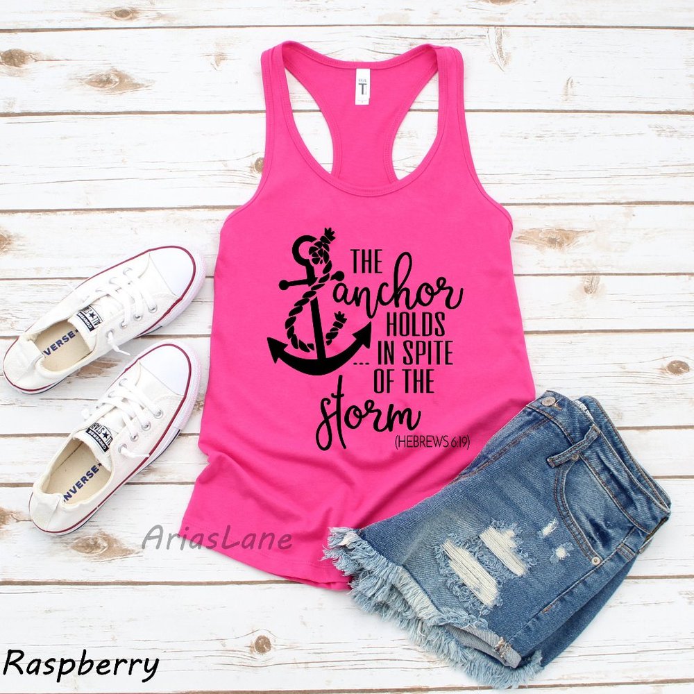 The Anchor Holds In Spite Of the Storm Tank Top